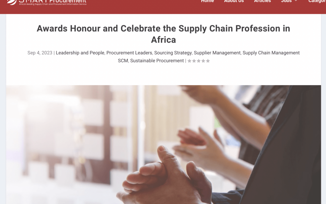 Awards Honour and Celebrate the Supply Chain Profession in Africa