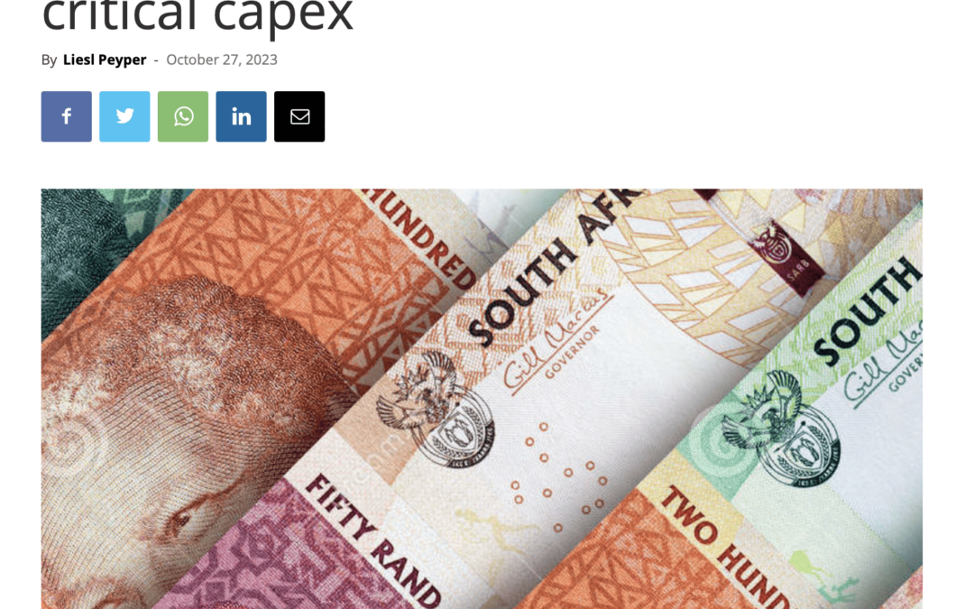 Transnet seeking R50bn for mission critical capex