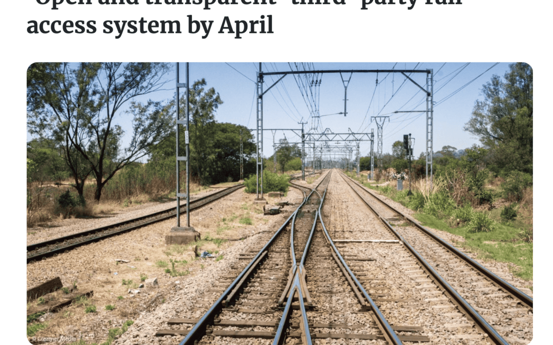 ‘Open and transparent’ third-party rail access system by April