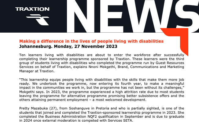 Making a Difference in the Lives of People Living With Disabilities